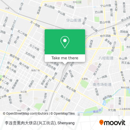 李连贵熏肉大饼店(兴工街店) map