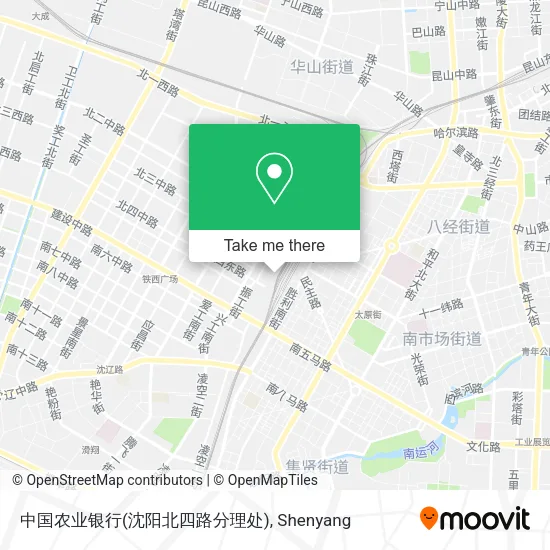 中国农业银行(沈阳北四路分理处) map