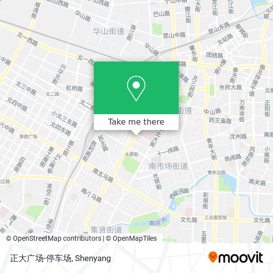 正大广场-停车场 map