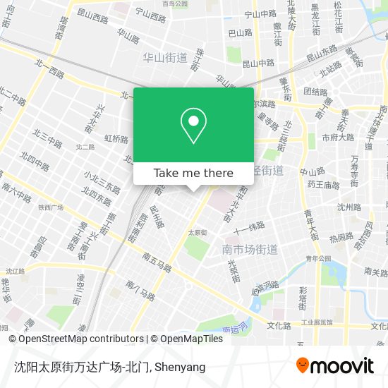 沈阳太原街万达广场-北门 map