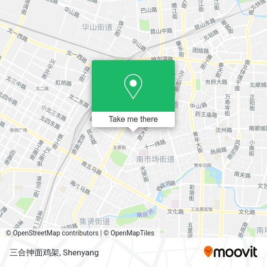 三合抻面鸡架 map