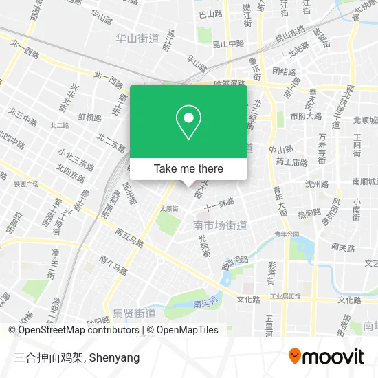 三合抻面鸡架 map