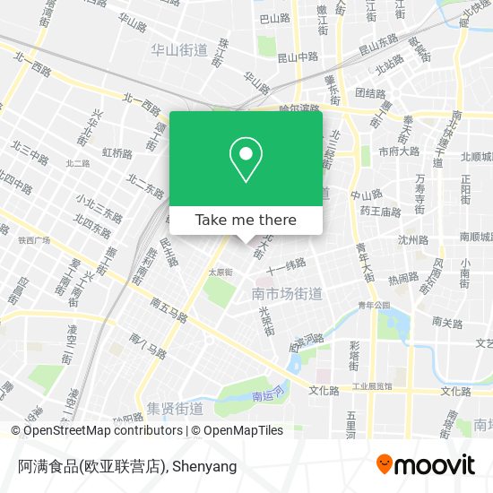 阿满食品(欧亚联营店) map