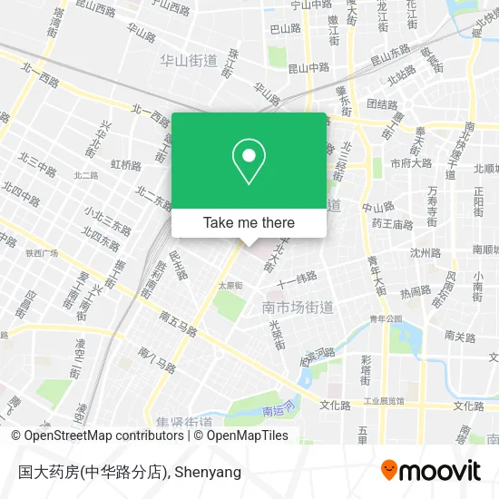 国大药房(中华路分店) map