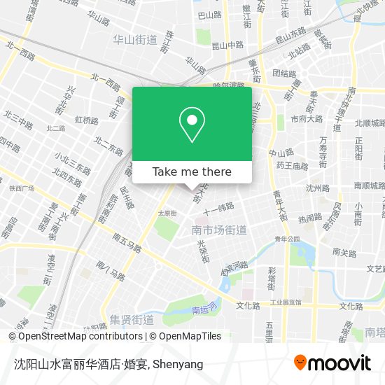 沈阳山水富丽华酒店·婚宴 map