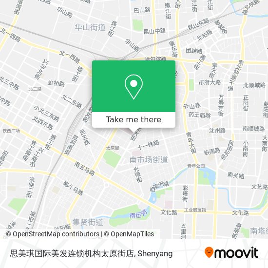 思美琪国际美发连锁机构太原街店 map