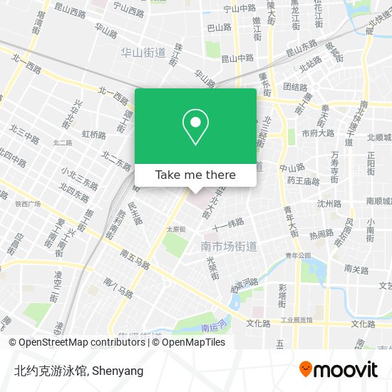 北约克游泳馆 map