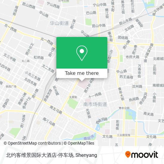 北约客维景国际大酒店-停车场 map