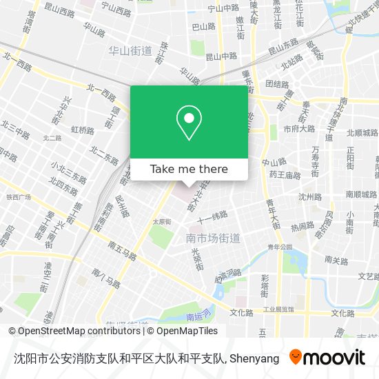 沈阳市公安消防支队和平区大队和平支队 map