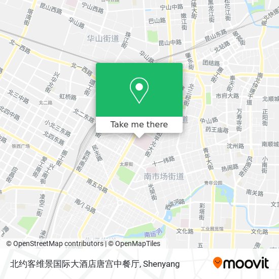 北约客维景国际大酒店唐宫中餐厅 map