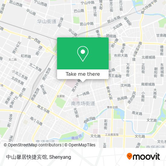 中山馨居快捷宾馆 map