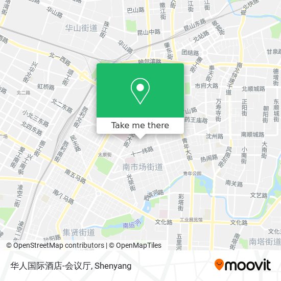 华人国际酒店-会议厅 map