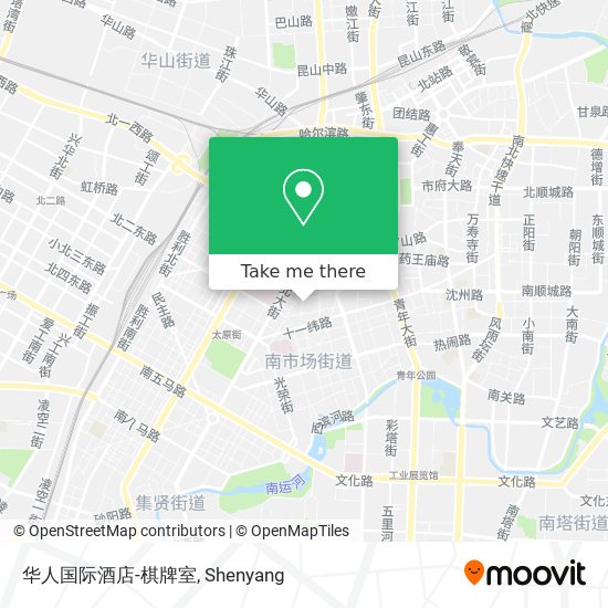 华人国际酒店-棋牌室 map