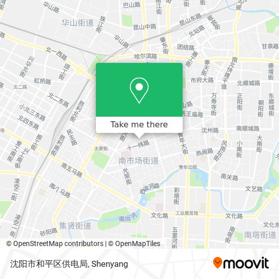 沈阳市和平区供电局 map