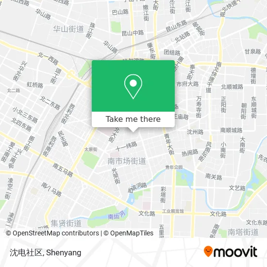 沈电社区 map