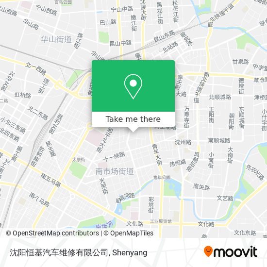 沈阳恒基汽车维修有限公司 map