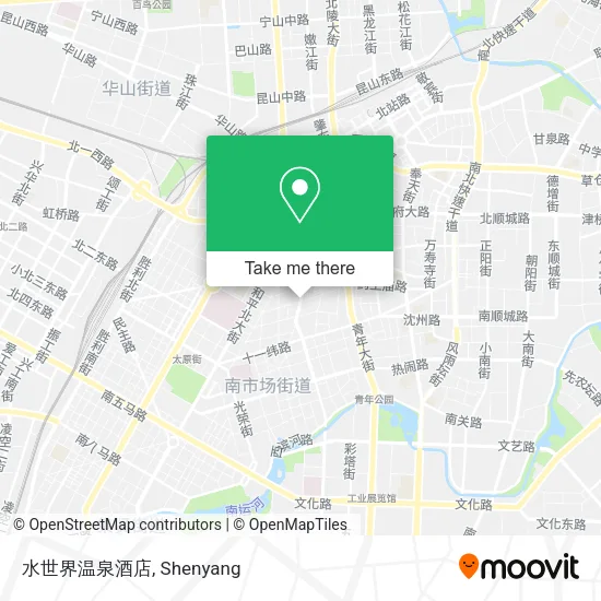 水世界温泉酒店 map