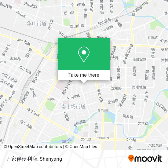 万家伴便利店 map