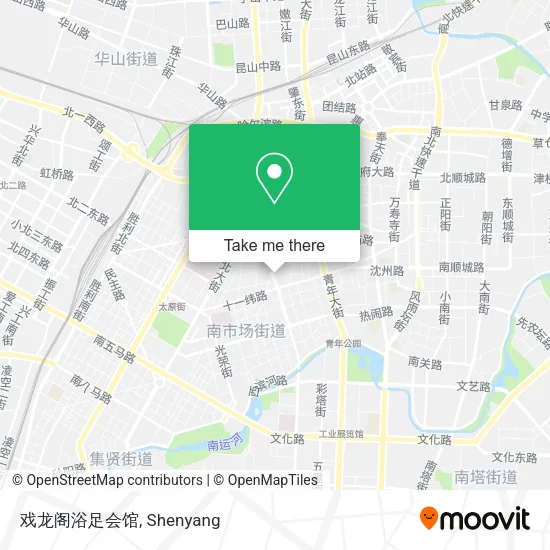 戏龙阁浴足会馆 map