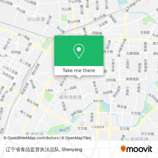 辽宁省食品监督执法总队 map