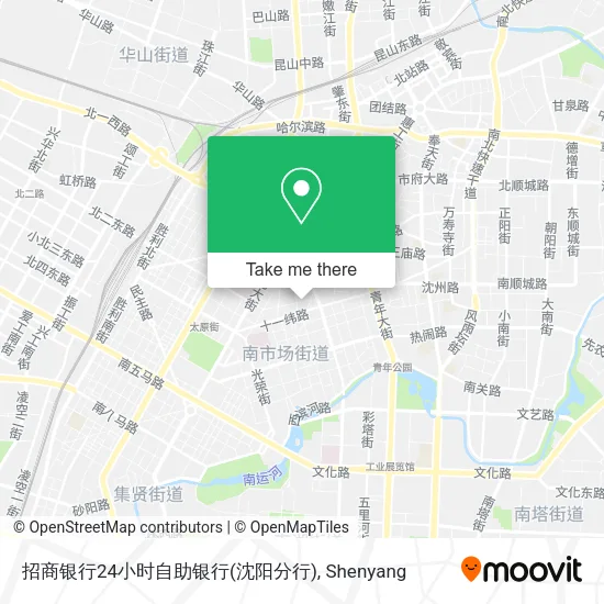 招商银行24小时自助银行(沈阳分行) map