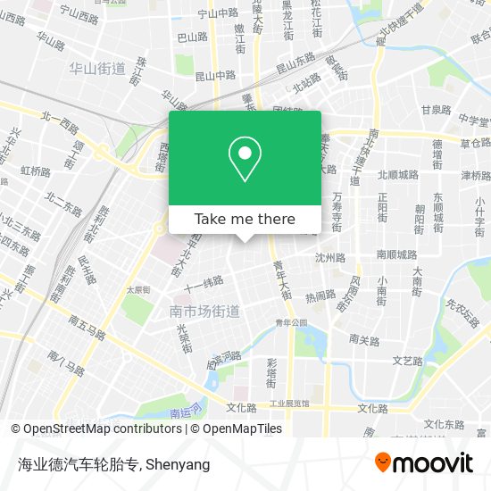 海业德汽车轮胎专 map