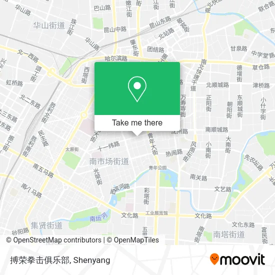 搏荣拳击俱乐部 map