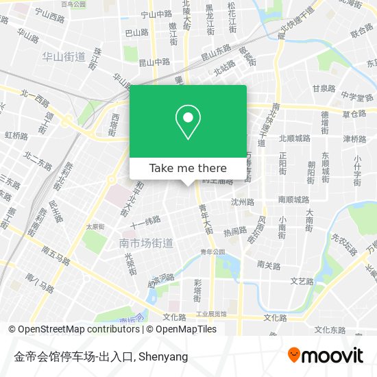 金帝会馆停车场-出入口 map