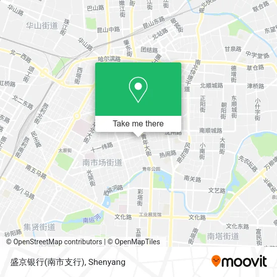 盛京银行(南市支行) map