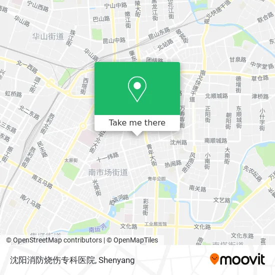 沈阳消防烧伤专科医院 map