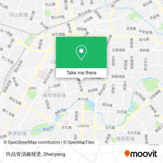 尚品骨汤麻辣烫 map