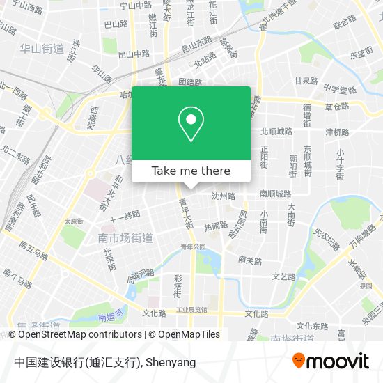 中国建设银行(通汇支行) map