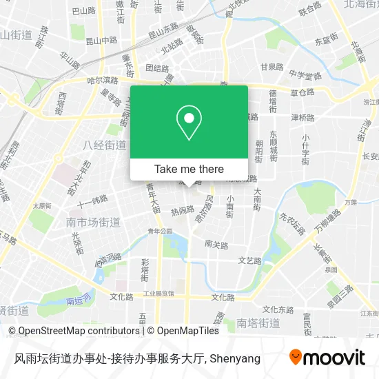 风雨坛街道办事处-接待办事服务大厅 map