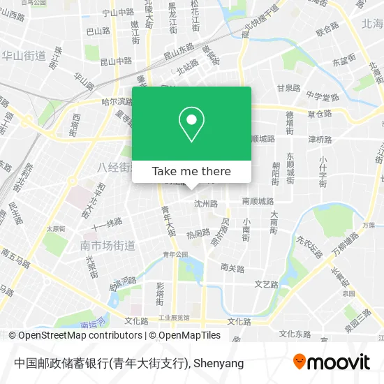 中国邮政储蓄银行(青年大街支行) map