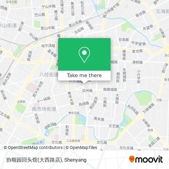 协顺园回头馆(大西路店) map