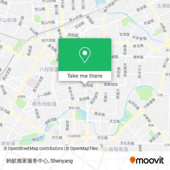 蚂蚁搬家服务中心 map