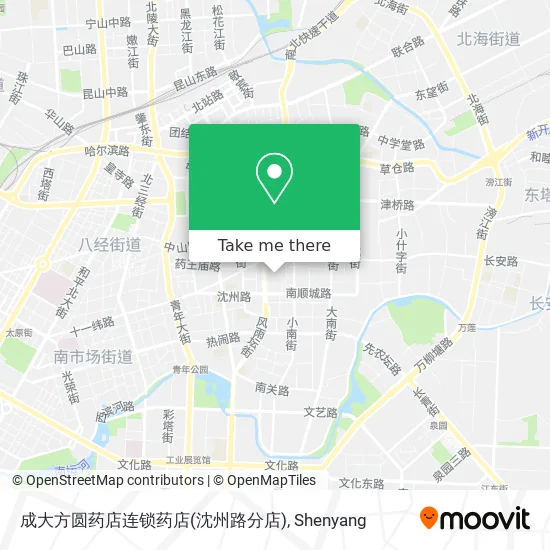 成大方圆药店连锁药店(沈州路分店) map