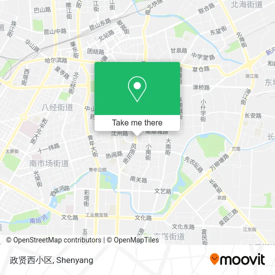 政贤西小区 map