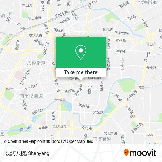 沈河八院 map