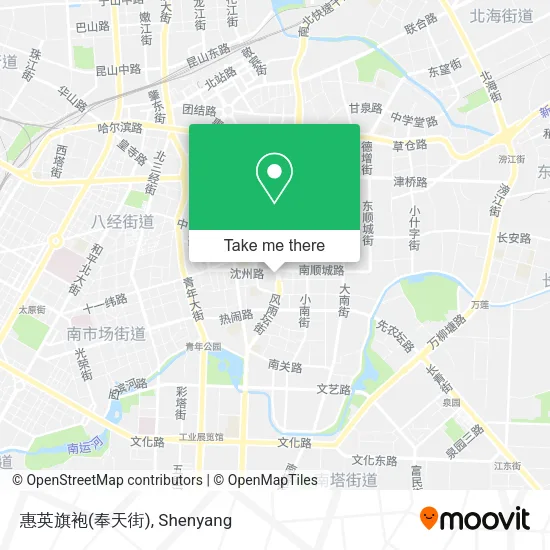 惠英旗袍(奉天街) map