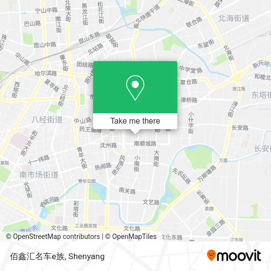 佰鑫汇名车e族 map