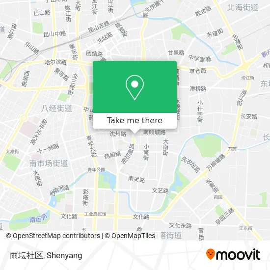 雨坛社区 map