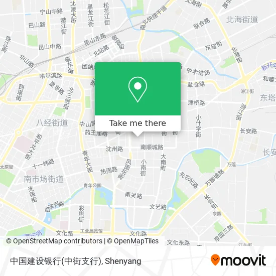 中国建设银行(中街支行) map
