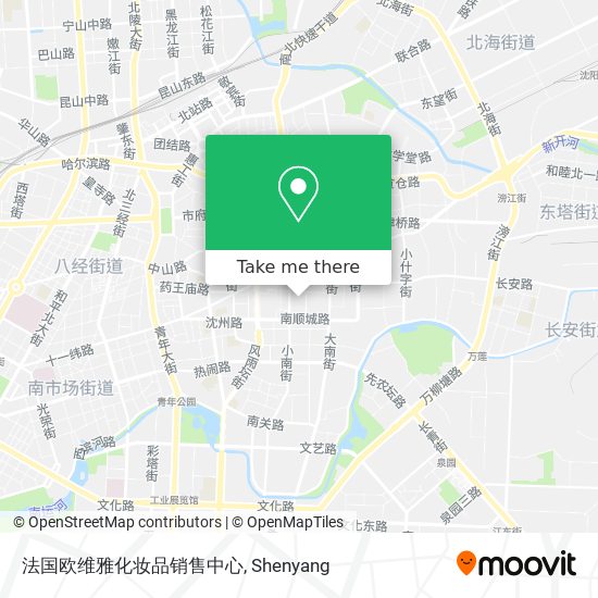 法国欧维雅化妆品销售中心 map