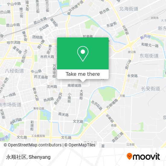 永顺社区 map