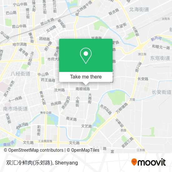 双汇冷鲜肉(乐郊路) map
