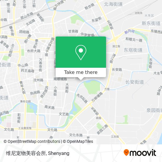 维尼宠物美容会所 map