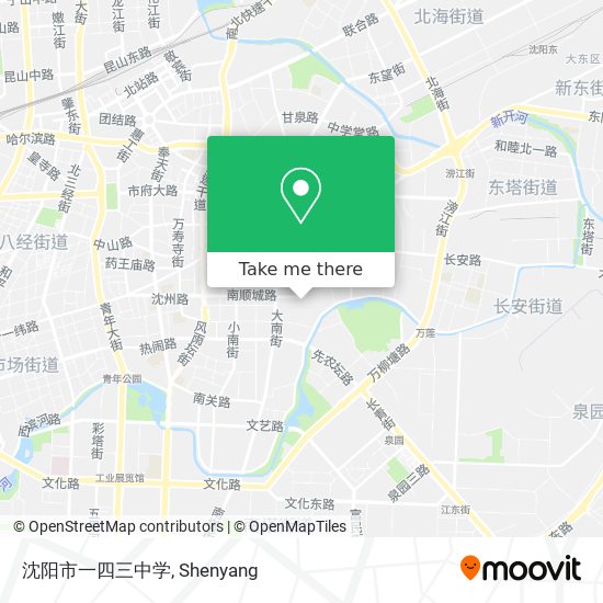 沈阳市一四三中学 map