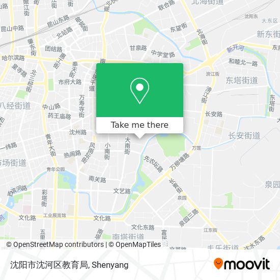 沈阳市沈河区教育局 map