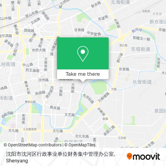 沈阳市沈河区行政事业单位财务集中管理办公室 map